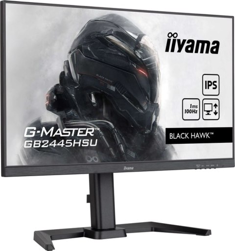 Iiyama G-MASTER GB2445HSU-B2 LED display 60,5 cm (23.8") 1920 x 1080 px Full HD Czarny Iiyama