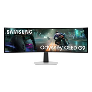 Samsung S49DG910SU monitor komputerowy 124,5 cm (49") 5120 x 1440 px Dual QHD OLED Srebrny Samsung