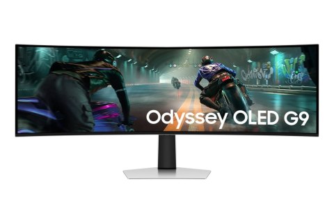 Samsung S49DG910SU monitor komputerowy 124,5 cm (49") 5120 x 1440 px Dual QHD OLED Srebrny Samsung