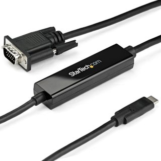 StarTech CDP2VGAMM1MB adapter kablowy 1 m USB Type-C VGA (D-Sub) Czarny StarTech.com