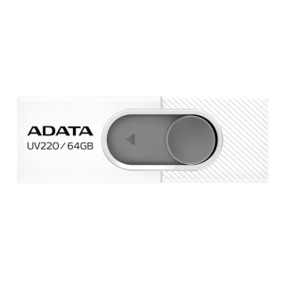 ADATA UV220 pamięć USB 64 GB USB Typu-A 2.0 Szary, Biały ADATA