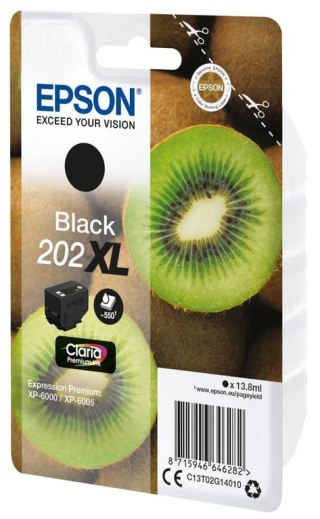 Epson Kiwi Singlepack Black 202XL Claria Premium Ink Epson