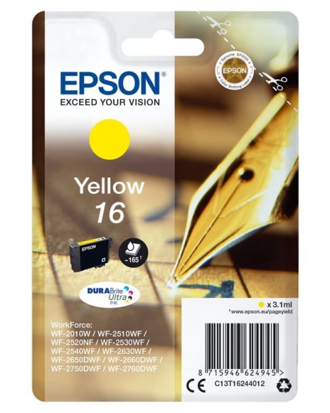 Epson Pen and crossword Singlepack Yellow 16 DURABrite Ultra Ink Epson