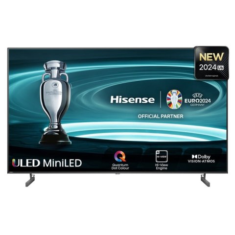 Hisense 75U6NQ Telewizor 190,5 cm (75") 4K Ultra HD Smart TV Wi-Fi Szary 500 cd/m² Hisense