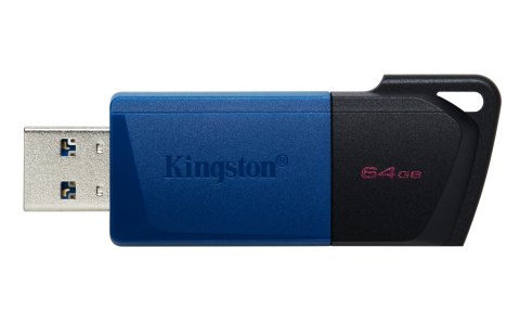 Kingston Technology DataTraveler Exodia M pamięć USB 64 GB USB Typu-A 3.2 Gen 1 (3.1 Gen 1) Czarny, Niebieski Kingston Technology