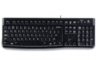 Logitech K120 Corded Keyboard klawiatura USB QWERTY Skandynawia Czarny Logitech