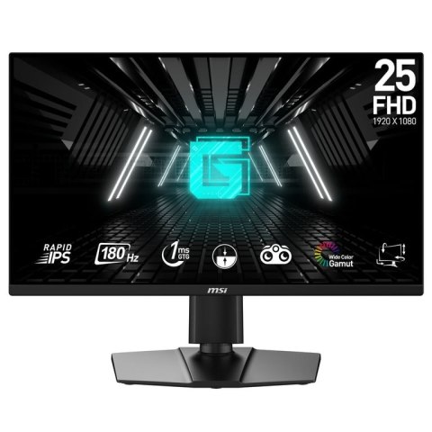 MSI G255PF E2 monitor komputerowy 62,2 cm (24.5") 1920 x 1080 px Full HD LCD Czarny MSI