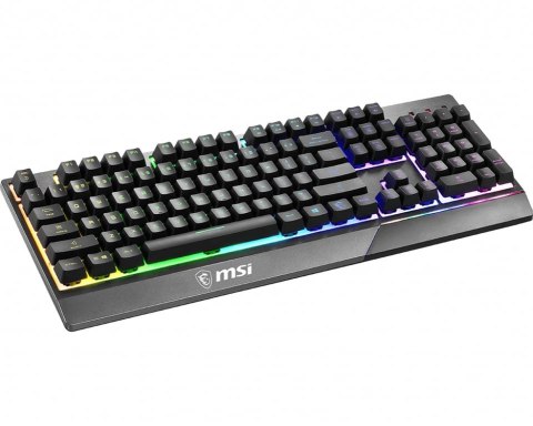 MSI VIGORGK30 klawiatura Gaming USB QWERTY British English Czarny MSI