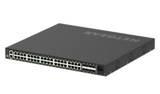 NETGEAR GSM4248P-100EUS łącza sieciowe Zarządzany L2/L3/L4 Gigabit Ethernet (10/100/1000) Obsługa PoE Czarny NETGEAR