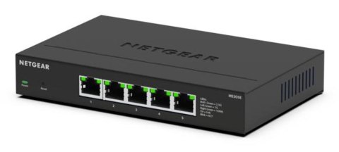 NETGEAR MS305E Nie zarządzany 2.5G Ethernet (100/1000/2500) Czarny NETGEAR