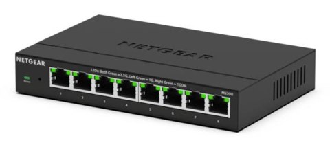 NETGEAR MS308 Nie zarządzany 2.5G Ethernet (100/1000/2500) Czarny NETGEAR