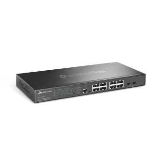 TP-Link Omada SG3218XP-M2 łącza sieciowe Zarządzany L2+ 2.5G Ethernet (100/1000/2500) Obsługa PoE 1U Czarny TP-Link