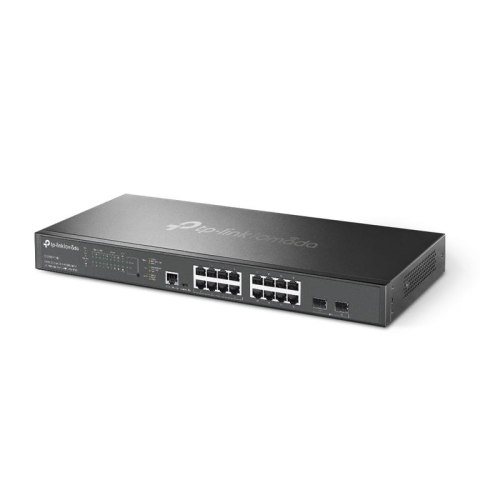 TP-Link Omada SG3218XP-M2 łącza sieciowe Zarządzany L2+ 2.5G Ethernet (100/1000/2500) Obsługa PoE 1U Czarny TP-Link