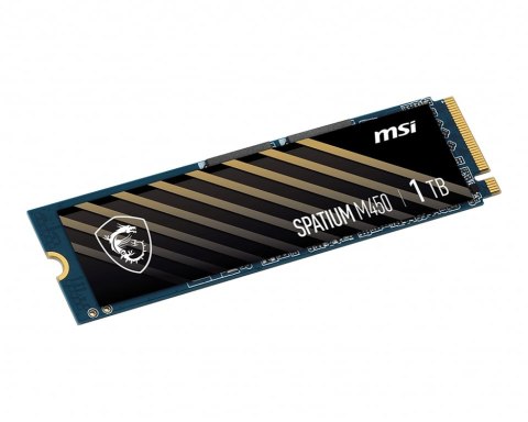 MSI SPATIUM M450 PCIe 4.0 NVMe M.2 1TB PCI Express 4.0 3D NAND MSI