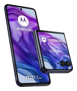 Motorola razr 50 ultra 17,5 cm (6.9") Dual SIM Android 14 5G USB Type-C 12 GB 512 GB 4000 mAh Granatowy (marynarski) Motorola