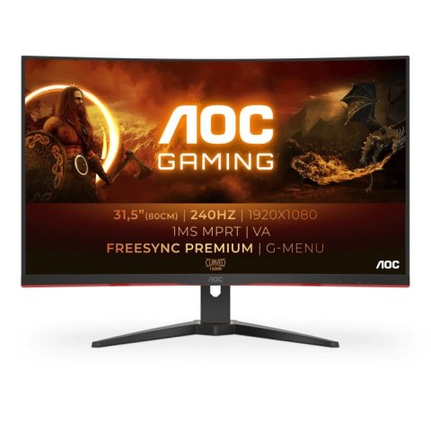 AOC G2 C32G2ZE monitor komputerowy 80 cm (31.5") 1920 x 1080 px Full HD LED Czarny AOC