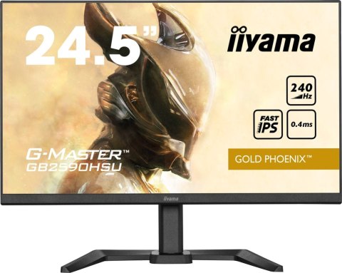 Iiyama G-MASTER GB2590HSU-B5 monitor komputerowy 62,2 cm (24.5") 1920 x 1080 px Full HD LCD Czarny Iiyama