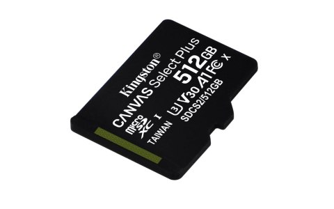 Kingston Technology Canvas Select Plus 512 GB MicroSDXC UHS-I Klasa 10 Kingston Technology