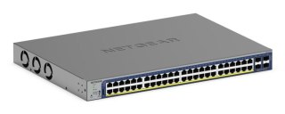 NETGEAR GS752TXP Zarządzany L2/L3/L4 10G Ethernet (100/1000/10000) Obsługa PoE Czarny NETGEAR