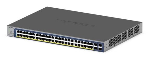 NETGEAR GS752TXP Zarządzany L2/L3/L4 10G Ethernet (100/1000/10000) Obsługa PoE Czarny NETGEAR