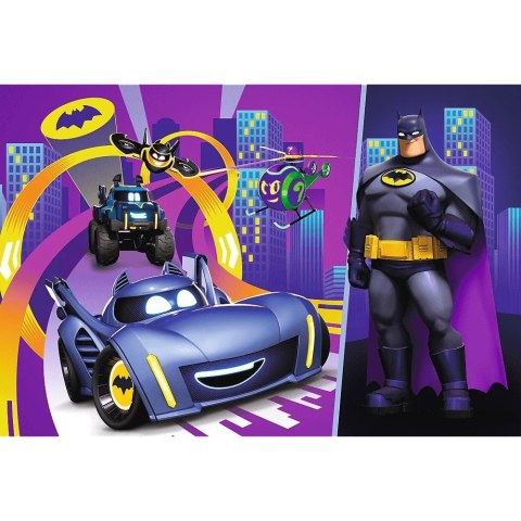 Trefl Puzzle 60 elementów Batman i jego pojazdy