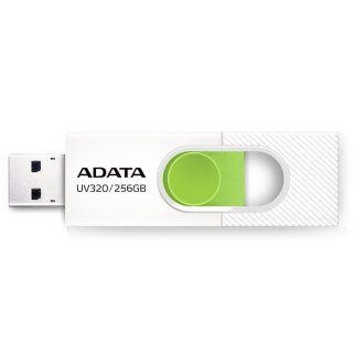 ADATA UV320 pamięć USB 256 GB USB Typu-A 3.2 Gen 1 (3.1 Gen 1) Zielony, Biały ADATA