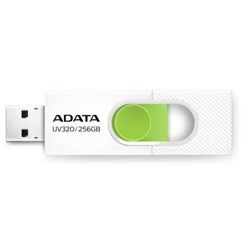 ADATA UV320 pamięć USB 256 GB USB Typu-A 3.2 Gen 1 (3.1 Gen 1) Zielony, Biały ADATA