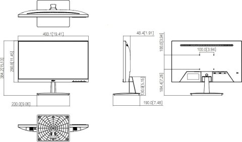 Monitor 22" Dahua LM22-L200N DAHUA