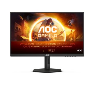 AOC Q27G4X LED display 68,6 cm (27") 2560 x 1440 px Quad HD LCD Czarny, Czerwony AOC