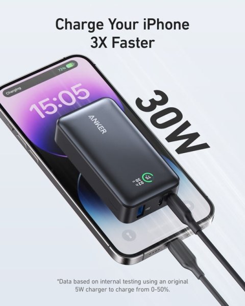 Anker 533 Power Bank (PowerCore 30W) Lit 10000 mAh Czarny Anker