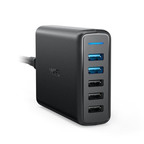 Anker PowerPort Speed 5 Uniwersalne Czarny Prąd przemienny Wewnętrzna Anker