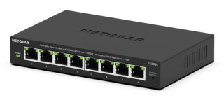 NETGEAR GS308E Zarządzany L2/L3 Gigabit Ethernet (10/100/1000) Obsługa PoE Czarny NETGEAR