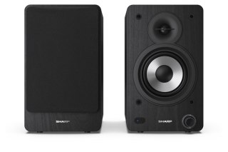 Sharp Bookshelf Speakers głośnik 2-drożny Czarny Przewodowy i Bezprzewodowy 60 W Sharp