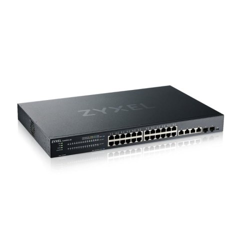 Zyxel XMG1930-30 Zarządzany L3 2.5G Ethernet (100/1000/2500) Czarny Zyxel