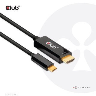 CLUB3D CAC-1334 adapter kablowy 1,8 m HDMI Typu A (Standard) USB Type-C CLUB3D