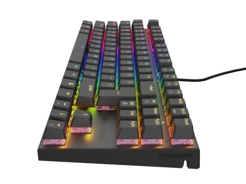 GENESIS Thor 303 TKL klawiatura Gaming USB QWERTY US English Czarny GENESIS