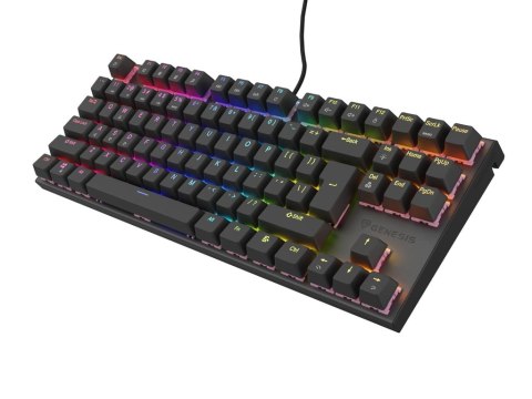 GENESIS Thor 303 TKL klawiatura Gaming USB QWERTY US English Czarny GENESIS