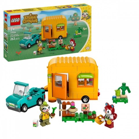 LEGO Klocki Animal Crossing 77054 Leif i jego karawan oraz sklep ogrodniczy