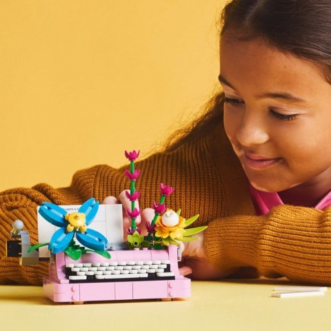 LEGO Klocki Creator 31169 Maszyna do pisania z kwiatami