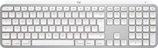 Logitech MX Keys S for Mac klawiatura Biuro RF Wireless + Bluetooth QWERTY Amerykański międzynarodowy Aluminium, Biały Logitech