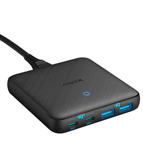 Anker 543 Powerport Atom III Uniwersalne Czarny Szybkie ładowanie Wewnętrzna Anker