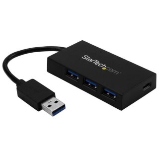 StarTech HB30A3A1CSFS huby i koncentratory USB 3.2 Gen 1 (3.1 Gen 1) Type-A 5000 Mbit/s Czarny StarTech.com