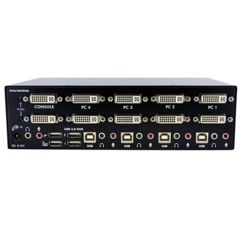 StarTech SV431DD2DUA przełącznik KVM Czarny StarTech.com