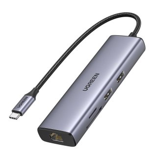 Ugreen USB-C to 2*USB3.0+HDMI+RJ 45+SD&TF+PD port Hub Ugreen