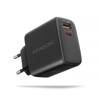 Axagon ACU-PQ45 QC 3.0, 4.0/AFC/FCP/PPS/PD, 45W, schwarz - Netzladegerät mit USB-A und USB-C Schnittstelle Telefon komórkowy, Sm Axagon