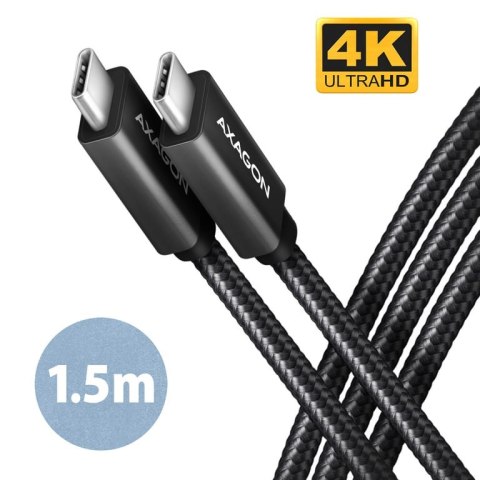 Axagon BUCM32-CM15AB kabel USB USB 3.2 Gen 2x2 1,5 m USB C Czarny Axagon