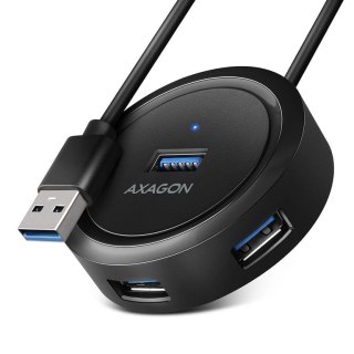 Axagon HUE-P1A huby i koncentratory USB 3.2 Gen 1 (3.1 Gen 1) Type-A 5000 Mbit/s Czarny Axagon