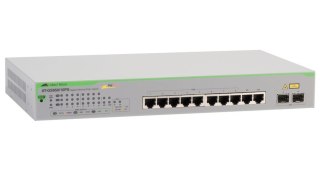 Allied Telesis AT-GS950/10PS V2-50 łącza sieciowe Nie zarządzany Gigabit Ethernet (10/100/1000) Obsługa PoE Szary Allied Telesis