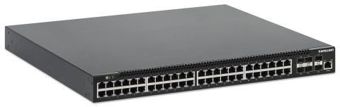 Intellinet 562041 łącza sieciowe Zarządzany L3 Gigabit Ethernet (10/100/1000) Obsługa PoE Czarny Intellinet