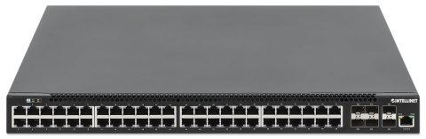 Intellinet 562041 łącza sieciowe Zarządzany L3 Gigabit Ethernet (10/100/1000) Obsługa PoE Czarny Intellinet